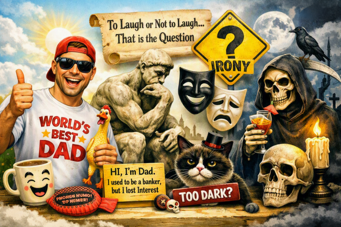 Humor: Dad Jokes, Deep Humor, Irony, Dark Humor Meaning and the Definition of Humor